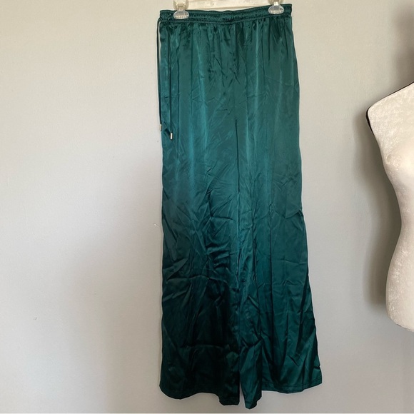 AFRM Calla Wide Leg Satin Pants - Picture 1 of 13